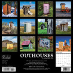 Outhouses 2024 12" x 12" Wall Calendar