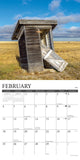 Outhouses 2024 12" x 12" Wall Calendar