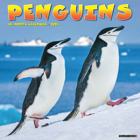 Penguins 2024 12" x 12" Wall Calendar