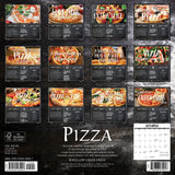Pizza 2024 12" x 12" Wall Calendar