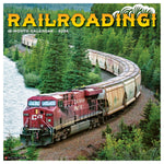 Railroading 2024 12" x 12" Wall Calendar