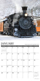 Railroading 2024 12" x 12" Wall Calendar