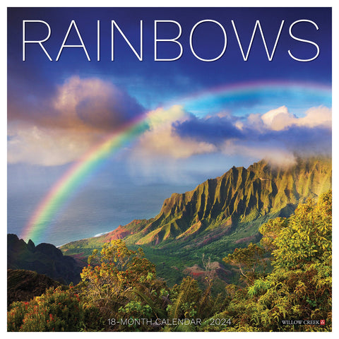 Rainbows 2024 12" x 12" Wall Calendar