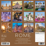 Rome 2024 12" x 12" Wall Calendar