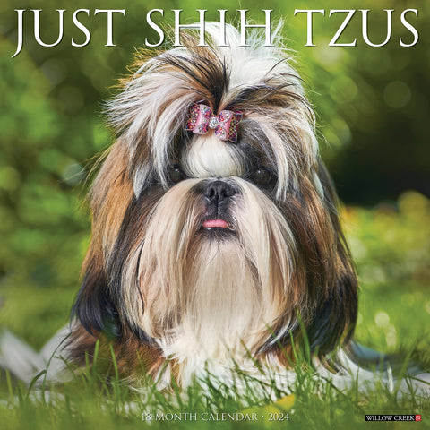 Just Shih Tzus 2024 12" x 12" Wall Calendar