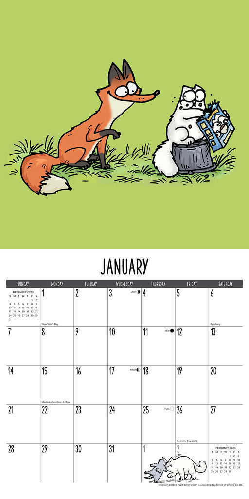 Simon's Cat 2024 Mini Wall Calendar – Willow Creek Press