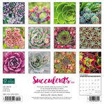 Succulents 2024 12" x 12" Wall Calendar