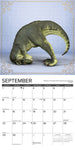 T-Rex Yoga 2024 12" x 12" Wall Calendar