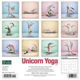 Unicorn Yoga 2024 12" x 12" Wall Calendar