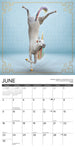 Unicorn Yoga 2024 12" x 12" Wall Calendar