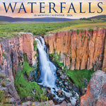 Waterfalls 2024 12" x 12" Wall Calendar