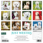 Just Westies 2024 12" x 12" Wall Calendar