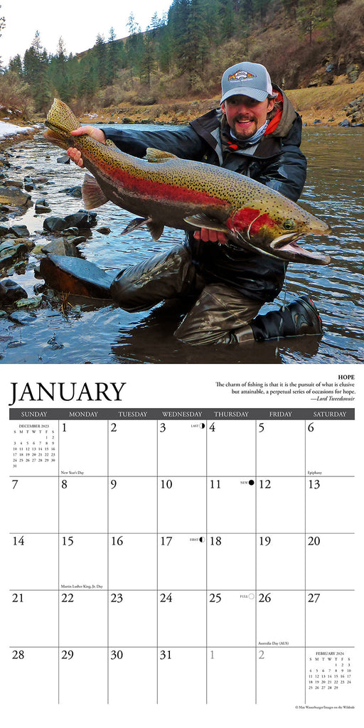 What Fly Fishing Teaches Us 2024 Wall Calendar – Willow Creek Press