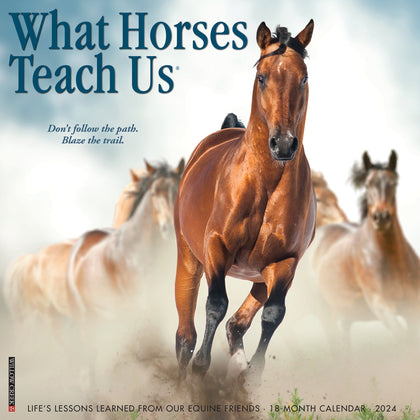 What Horses Teach Us 2024 12" x 12" Wall Calendar