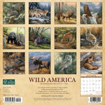 Wild America 2024 12" x 12" Wall Calendar