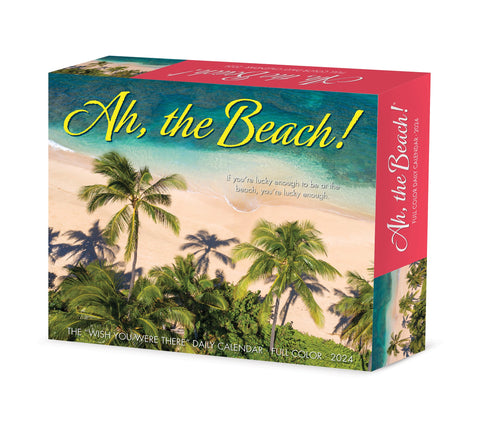 Ah, The Beach! 2024 6.2" x 5.4" Box Calendar