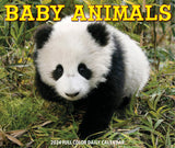 Baby Animals 2024 6.2" x 5.4" Box Calendar