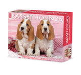 Basset Hounds 2024 6.2" x 5.4" Box Calendar