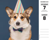 Corgis 2024 6.2" x 5.4" Box Calendar