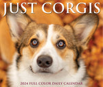 Corgis 2024 6.2" x 5.4" Box Calendar