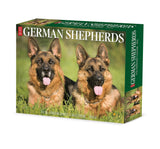 German Shepherds 2024 6.2" x 5.4" Box Calendar
