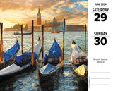 Italy 2024 6.2" x 5.4" Box Calendar