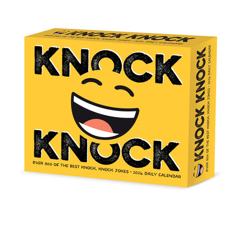 Knock Knock 2024 6.2" x 5.4" Box Calendar