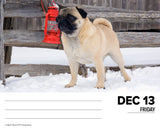 Pugs 2024 6.2" x 5.4" Box Calendar