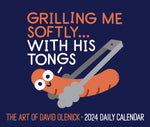 The Art of David Olenick 2024 6.2" x 5.4" Box Calendar