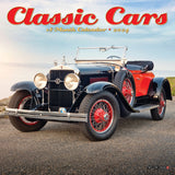 Classic Cars 2024 7" x 7" Mini Wall Calendar