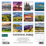 National Parks 2024 7" x 7" Mini Wall Calendar