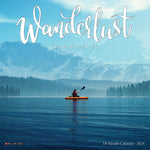 Wanderlust 2024 7" x 7" Mini Wall Calendar