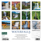 Waterfalls 2024 7" x 7" Mini Wall Calendar