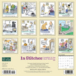 In Stitches by Jonny Hawkins 2024 12" x 12" Wall Calendar