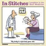 In Stitches by Jonny Hawkins 2024 12" x 12" Wall Calendar