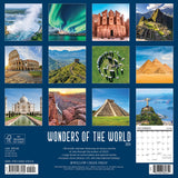 Wonders of the World 2024 12" x 12" Wall Calendar