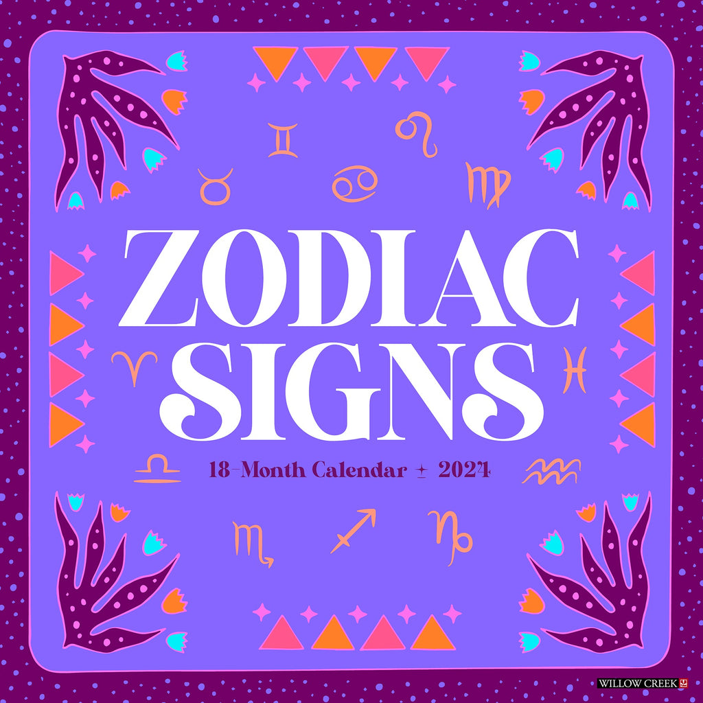 Zodiac Signs 2024 Wall Calendar Willow Creek Press
