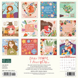 Dear Mom, I Love You 2024 12" x 12" Wall Calendar