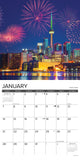 Skylines 2024 12" x 12" Wall Calendar