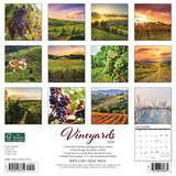 Vineyards 2024 12" x 12" Wall Calendar