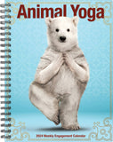 Animal Yoga 2024 6.5" x 8.5" Engagement Calendar
