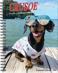 Crusoe the Celebrity Dachshund 2024 6.5" x 8.5" Engagement Calendar