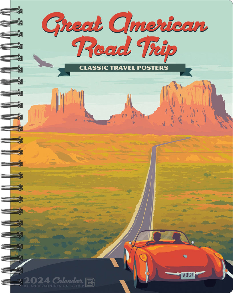 Great American Road Trip 2024 Engagement Calendar Willow Creek Press