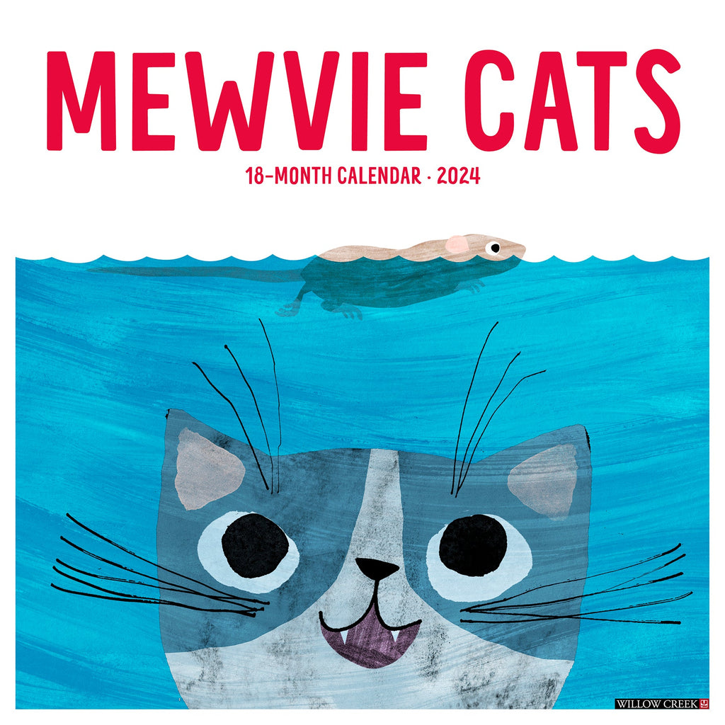 Mewvie Cats 2024 Wall Calendar – Willow Creek Press