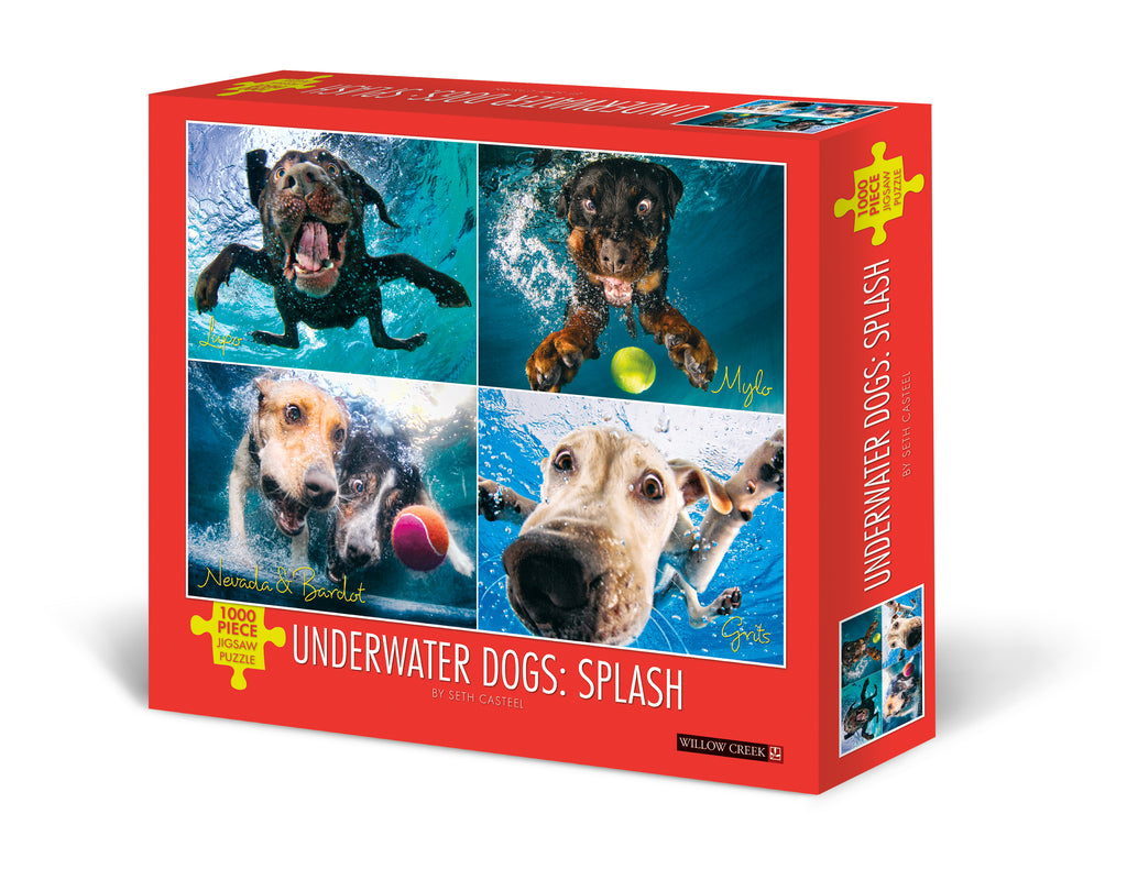 Underwater Dogs: Splash 1000-Piece Puzzle – Willow Creek Press