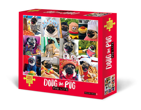 Doug the Pug: Pug Life 1000-Piece Puzzle