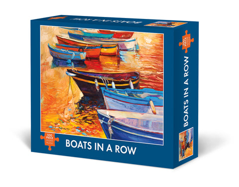 Boats in a Row 500-Piece Puzzle